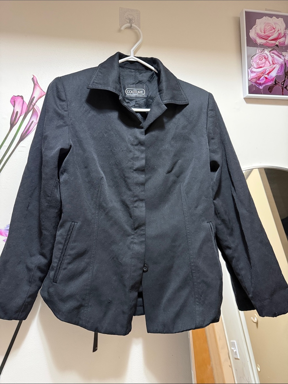 Couture Black Tailored Blazer Jacket